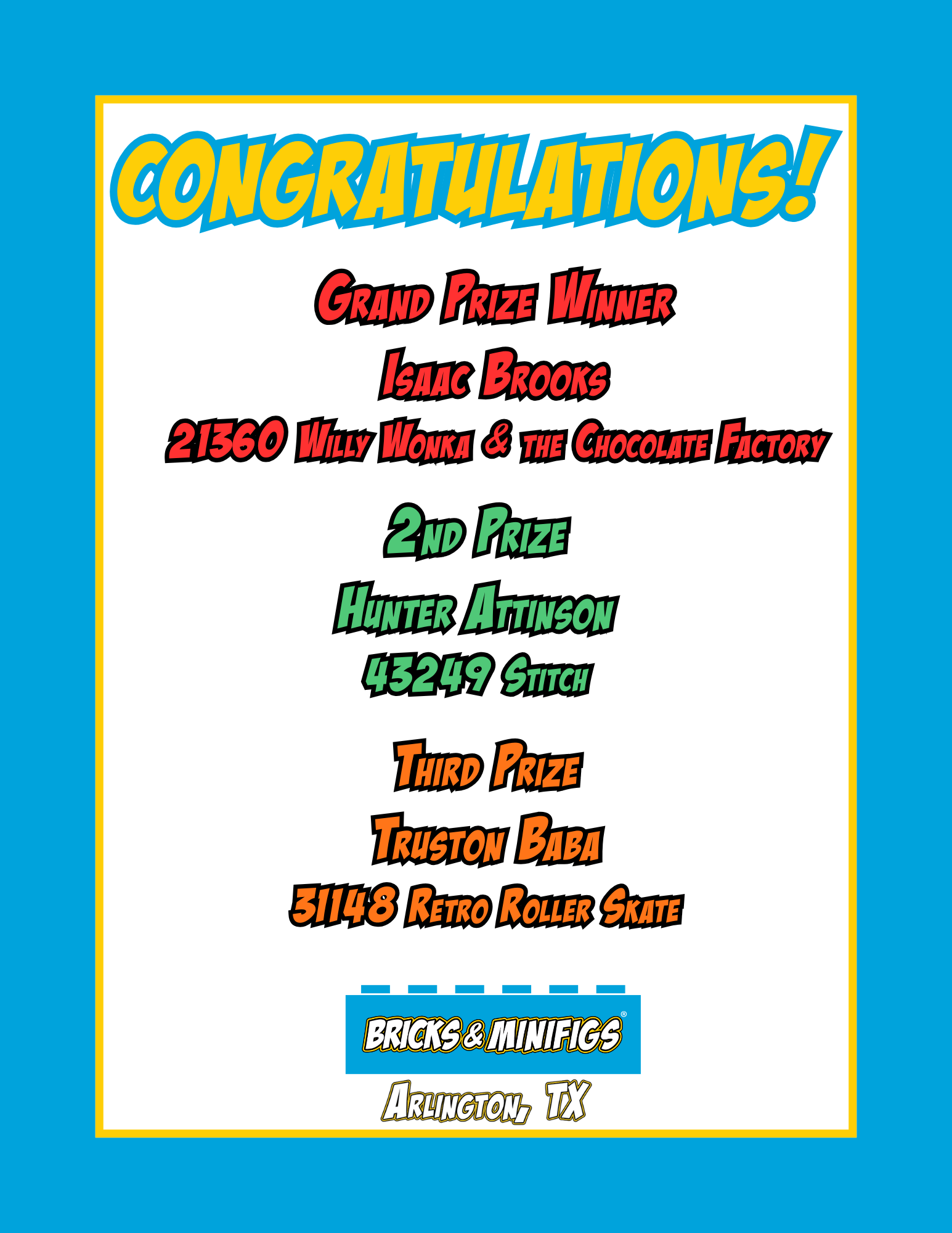 2025 Black Friday Winners