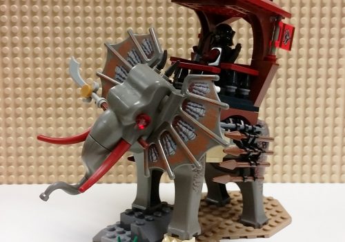 Nightmare elephant mount Minifig.