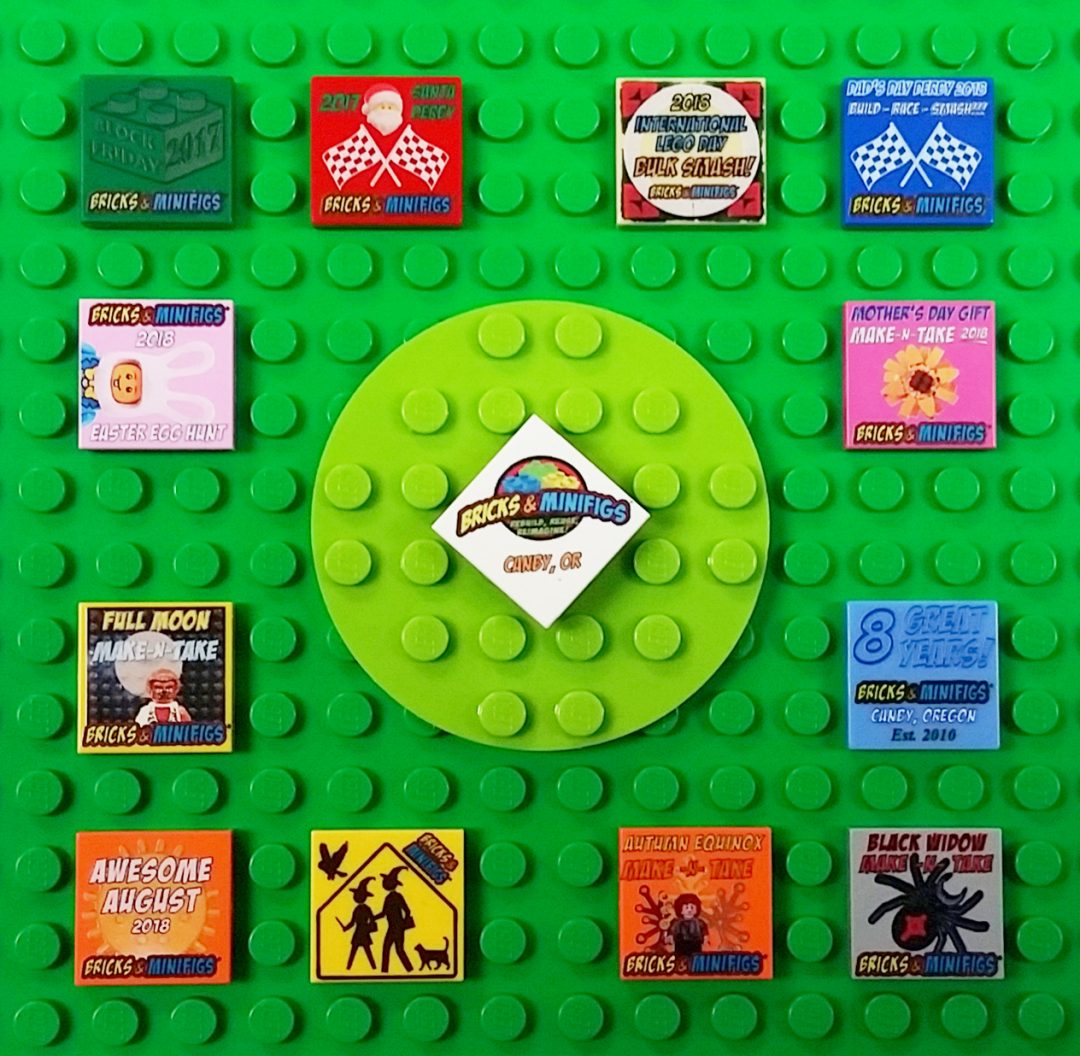 Bricks and Minifigs events Celabrate with us