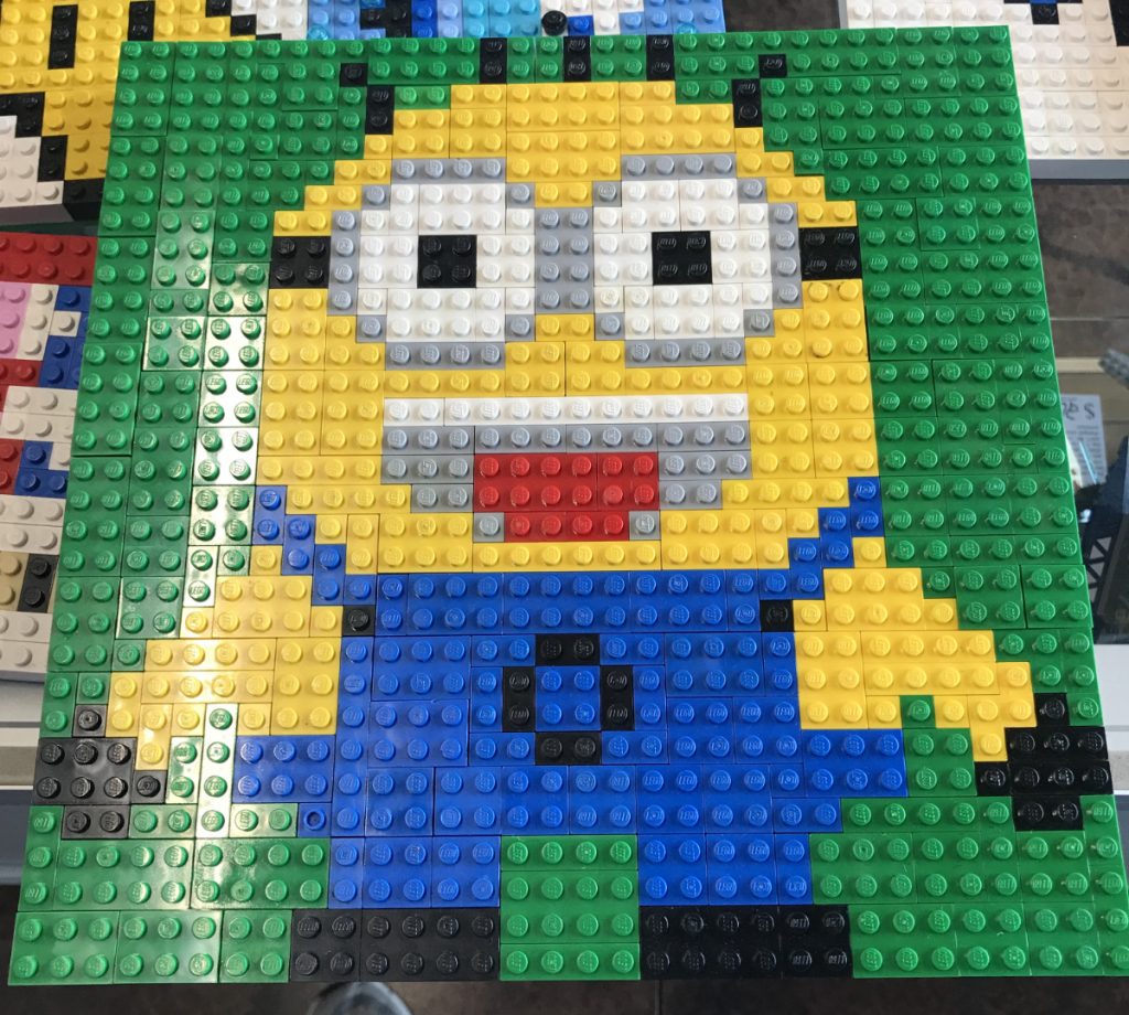 Lego art, Minion from despicable me.