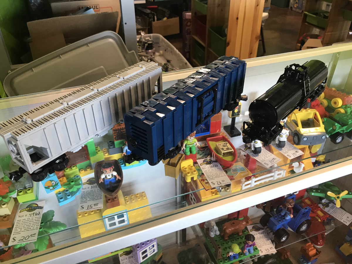 custom lego train cars