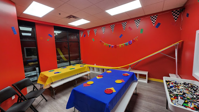 party room at Bricks and Minifigs Franklin WI location