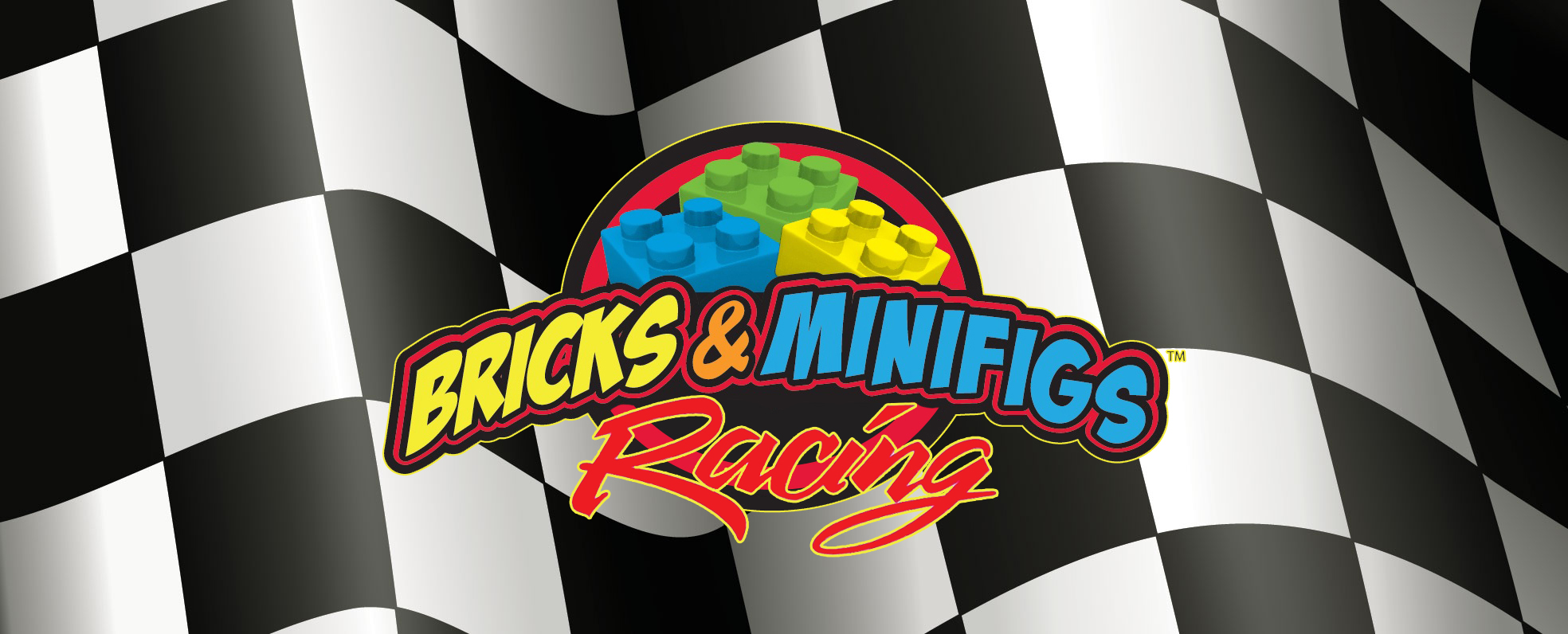 Bricks & Minifigs Racing banner.