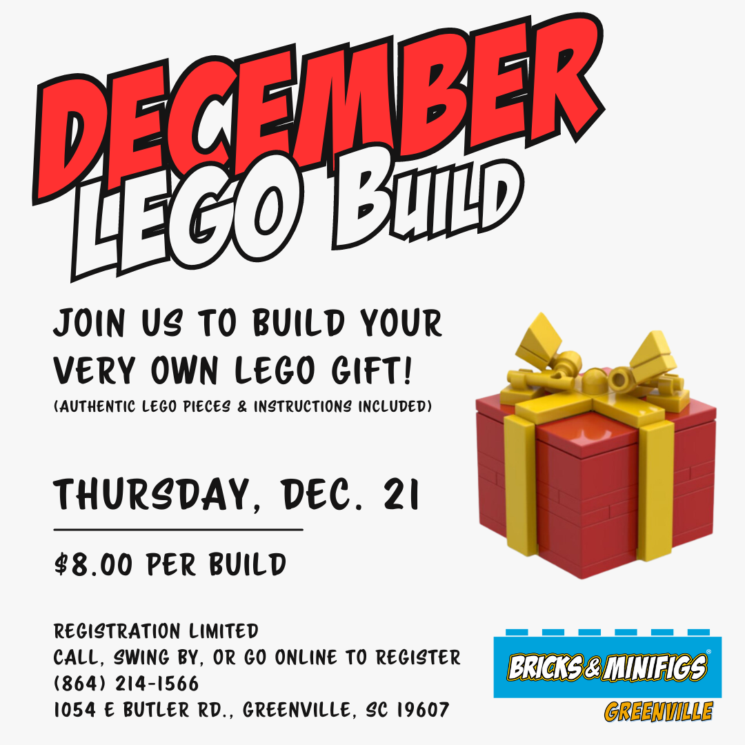 Bricks and Minifigs Calender Events for the LEGO community.