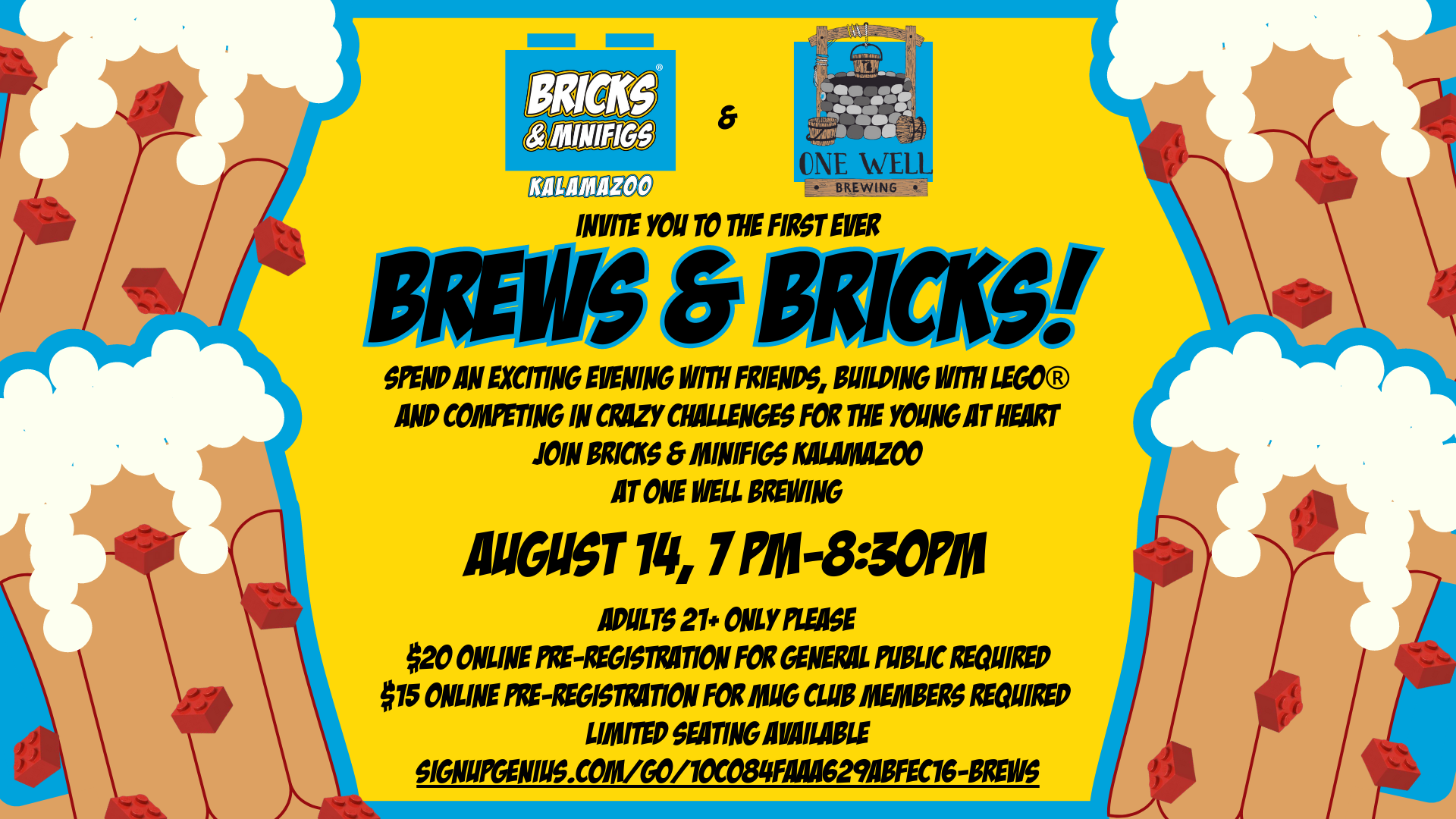Promotional Banner image for Brews & Bricks