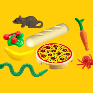 Image of LEGO® Minifig food and animal accessories