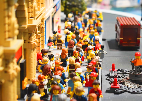  Crowd of LEGO Minifigures