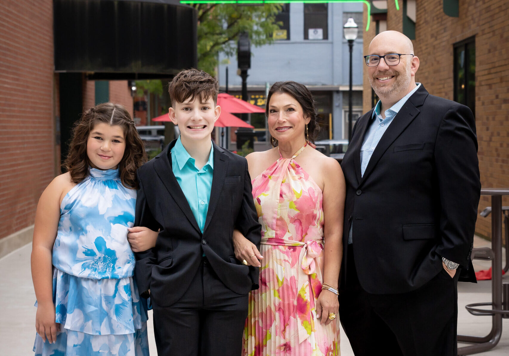 Image of the owners and their family