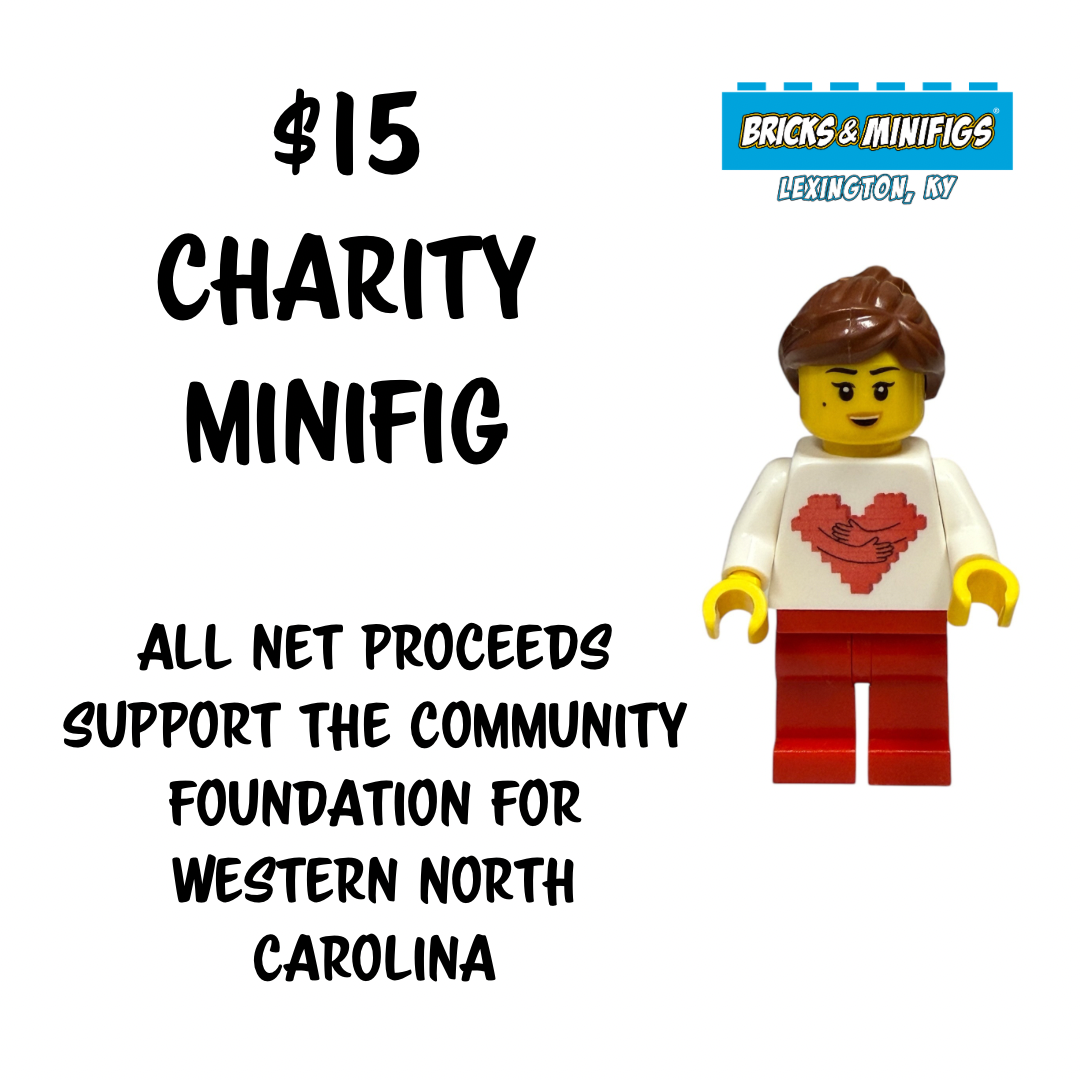 charity lego minifigure