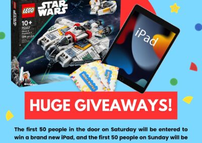 Huge Giveawaysfor Bricks & MiniFigs Mission One Year Anniversary