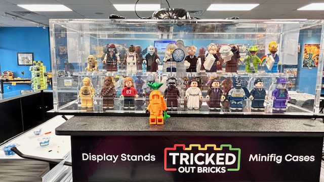 interior of Bricks and Minifigs store