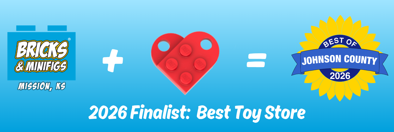 Bricks & Minifigs Mission + Heart = Best of Johnson Count
