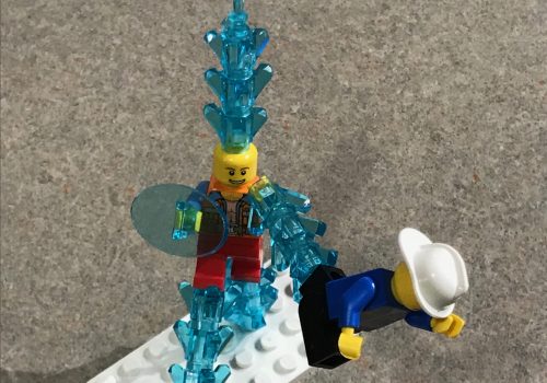 Lego Minifigs, Crystal crisis action.
