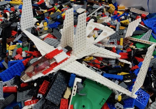 Lego jet plane original creation.