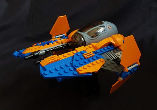 Lego custom build Starlord Jedi Interceptor.