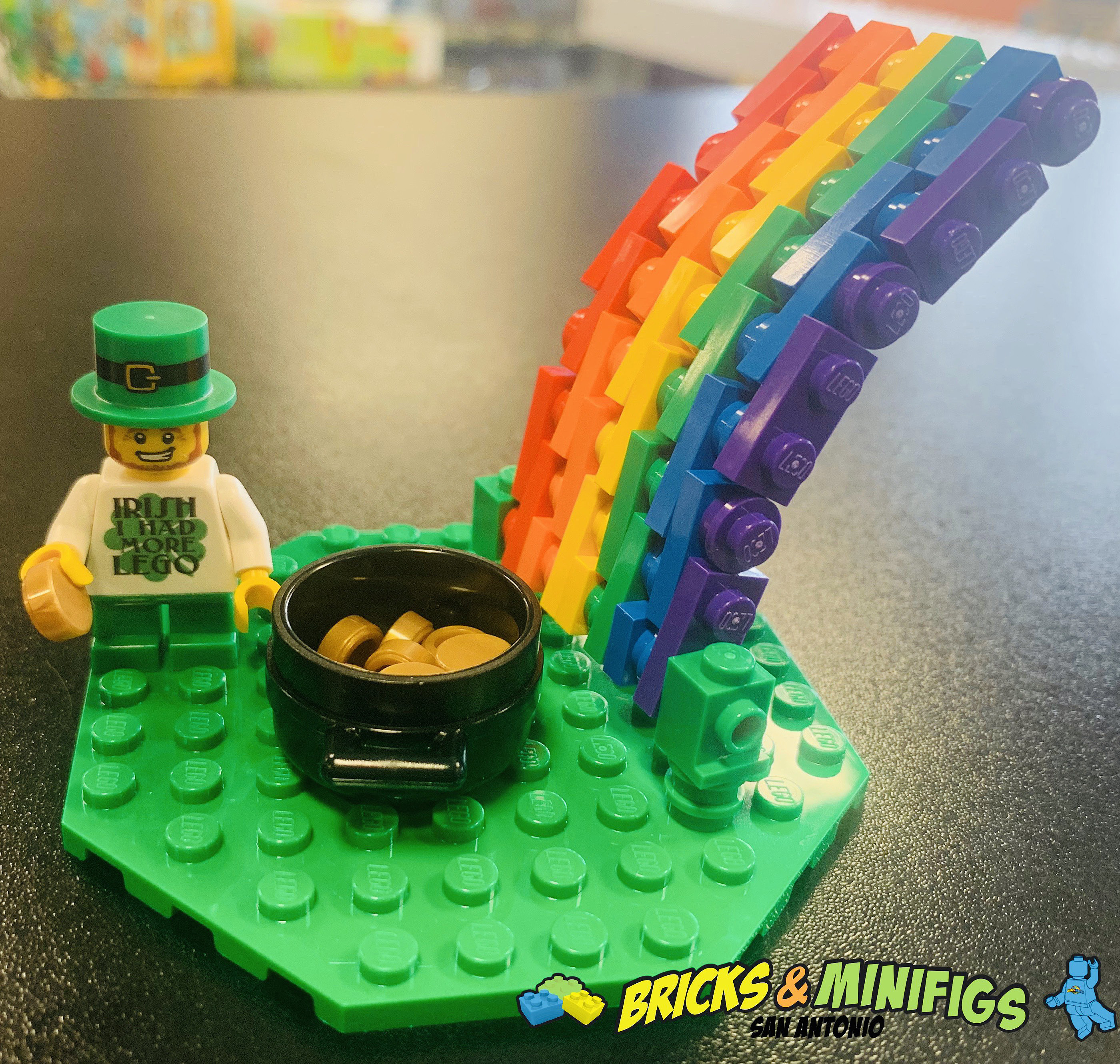 rainbow with lego