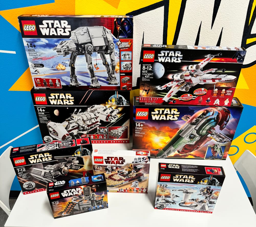 store - feature in-store display of new LEGO® sets in packages