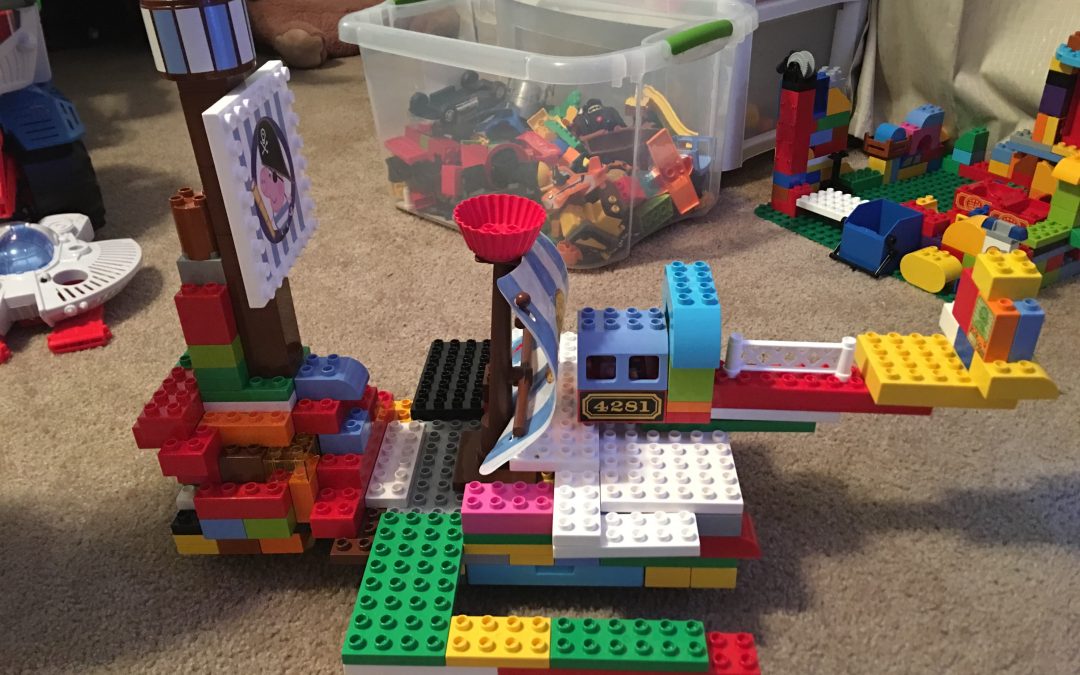 The awesome duplo ship