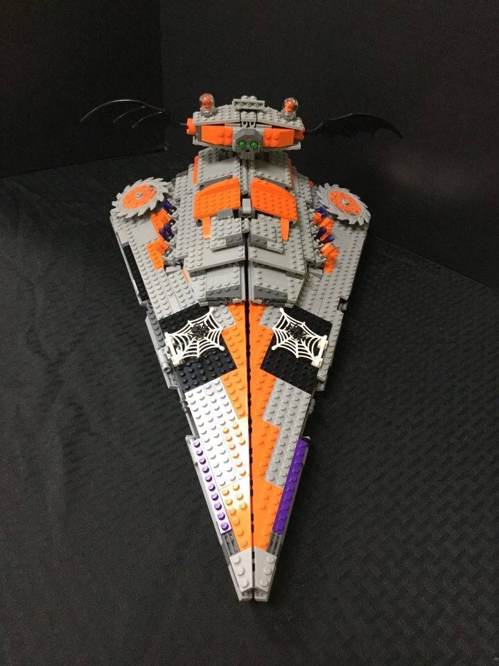 Lego Halloween themed Star Destroyer.