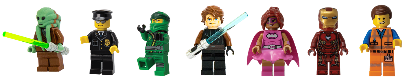 Pick Your Bricks – Personalised Minifigure made from LEGO® Parts