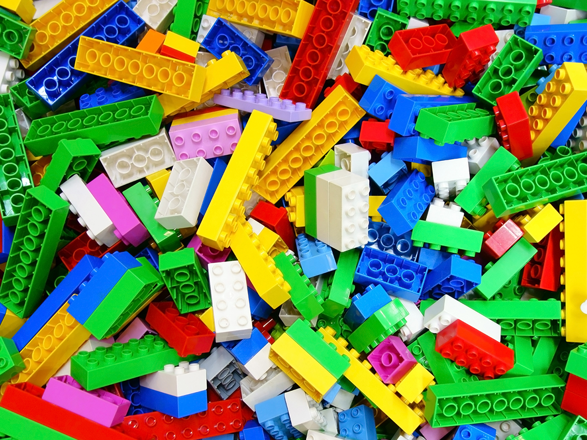 Pile of LEGO®s.