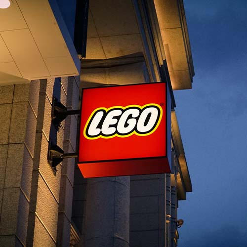 lego store sign