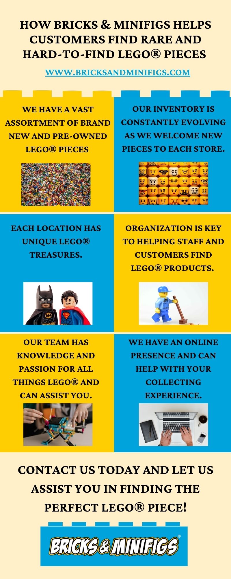 Locate HardtoFind LEGO® Pieces Learn More