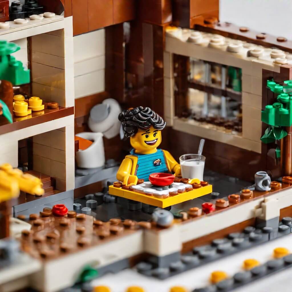 Internal Cafe Corner LEGO set