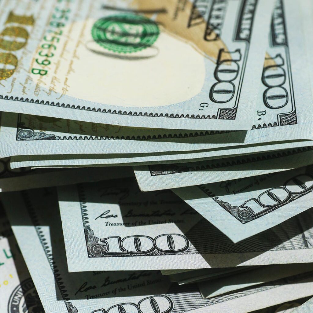 stack of money
