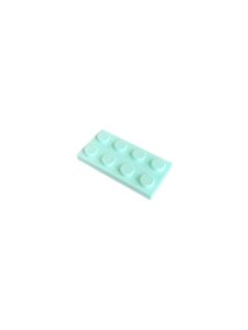 a turquoise LEGO plate