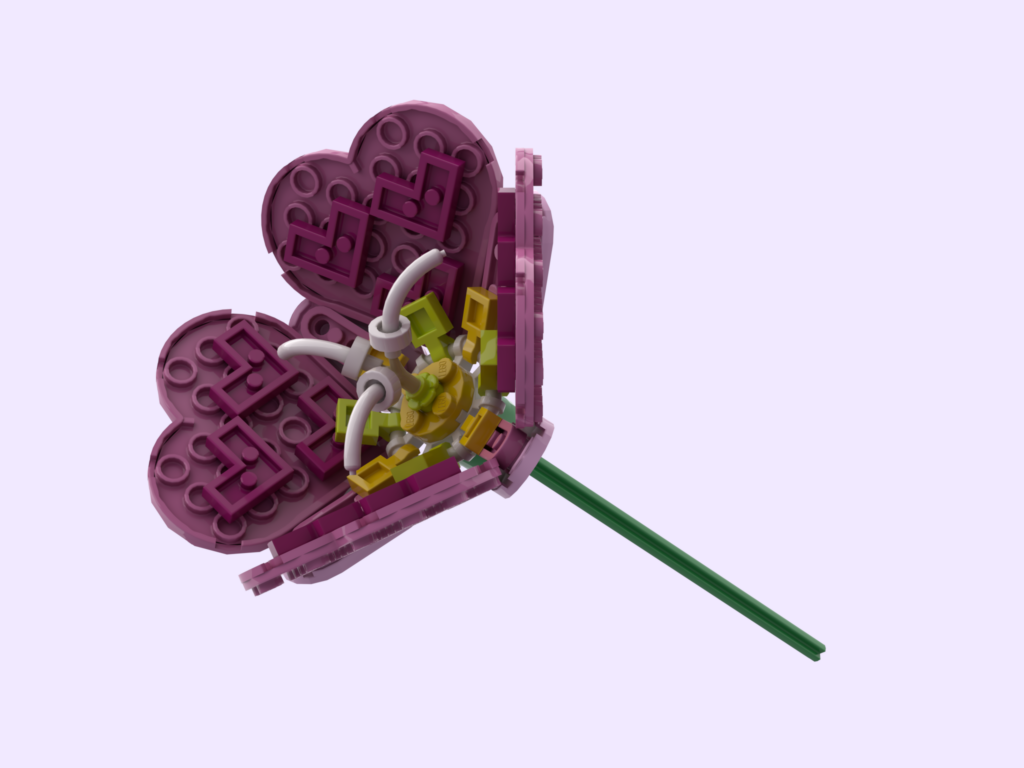 A LEGO® Evening Primrose flower