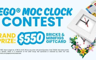 Bricks & Minifigs® Launches Exclusive Customizable MOC Wall Clock and Nationwide Contest with Santoki, Distributor of LEGO® Licensed Products